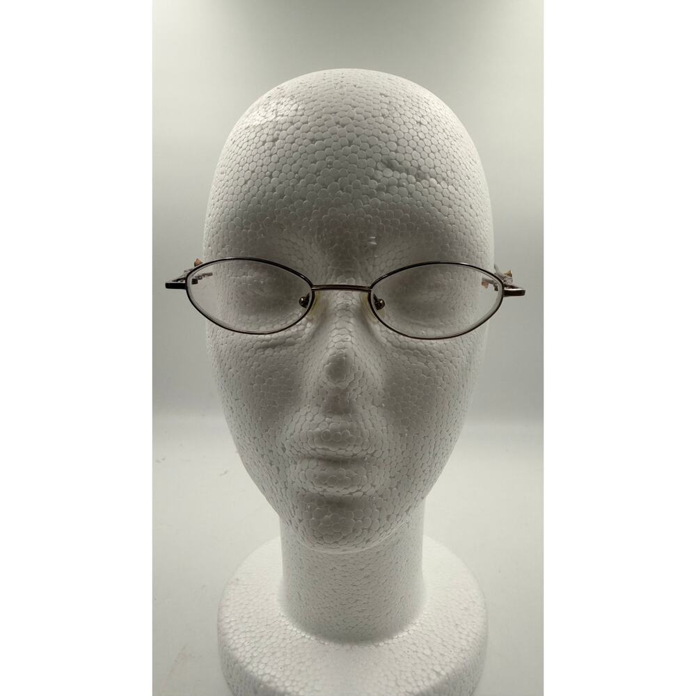 Hikari 6 Mens Half Rim Oval Eyeglasses Cafe 46-19-135 FRAMES ONLY